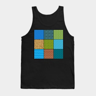 Snappy Geometric Landscapes Tank Top